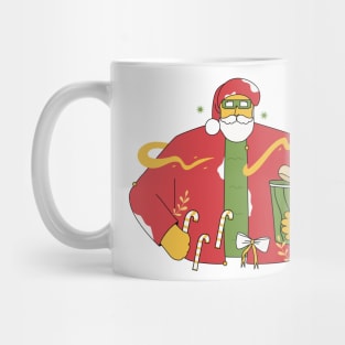 Santa Claus and Gift Mug